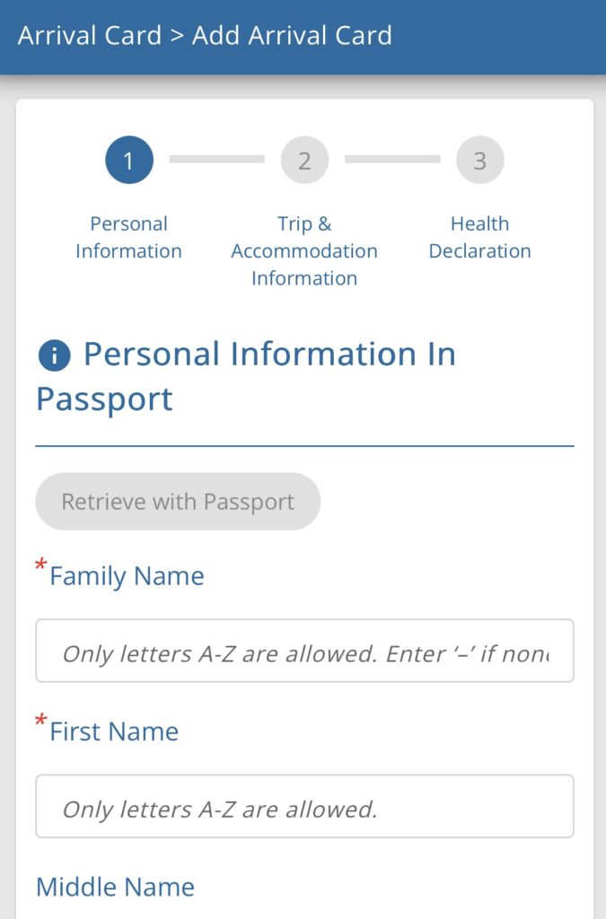 zasady wjazdu do Tajlandii 